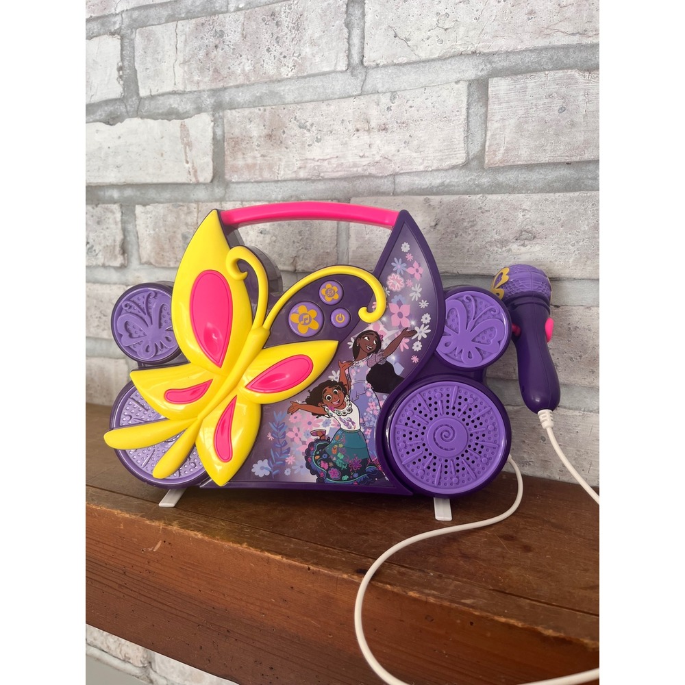 eKids Disney Encanto Sing-Along‎ Boombox w/ wired microphone